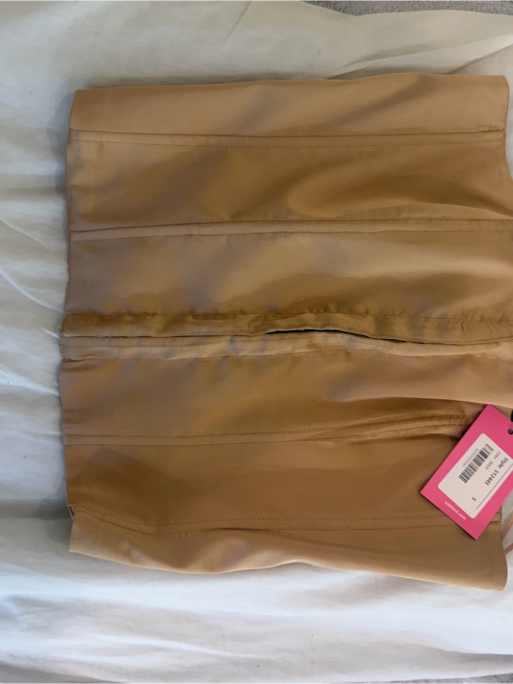 Edikted Gold Corset Top